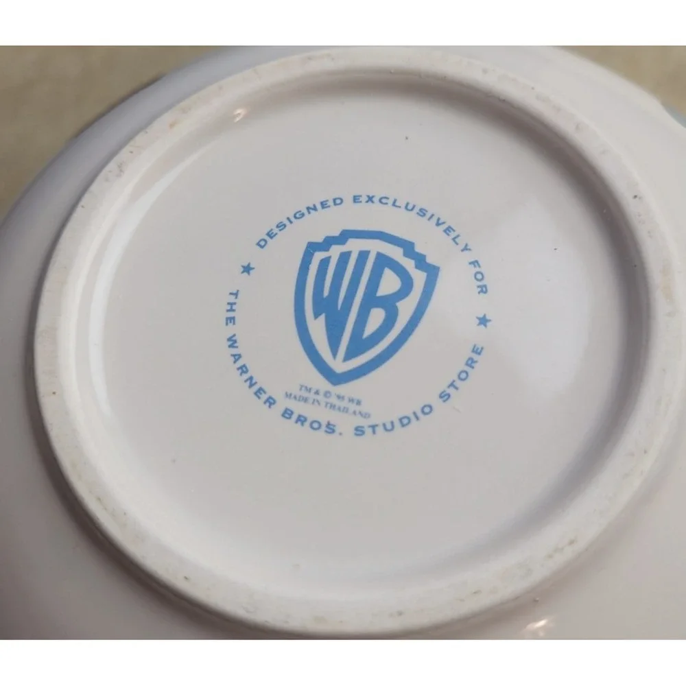 Vintage Warner Brothers Looney Tunes Mixing Bowl Set Ceramic Exclusive 1995-Rare
